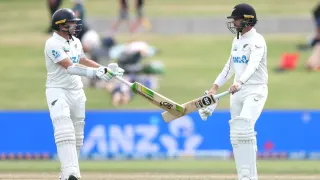 King, Campbell Defy New Zealand After Conway–Latham Double Hundreds Set 462