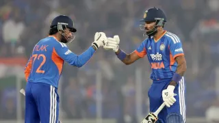 Tilak Brilliance, Hardik Fireworks and Varun’s Twist Power India to T20I Series Triumph