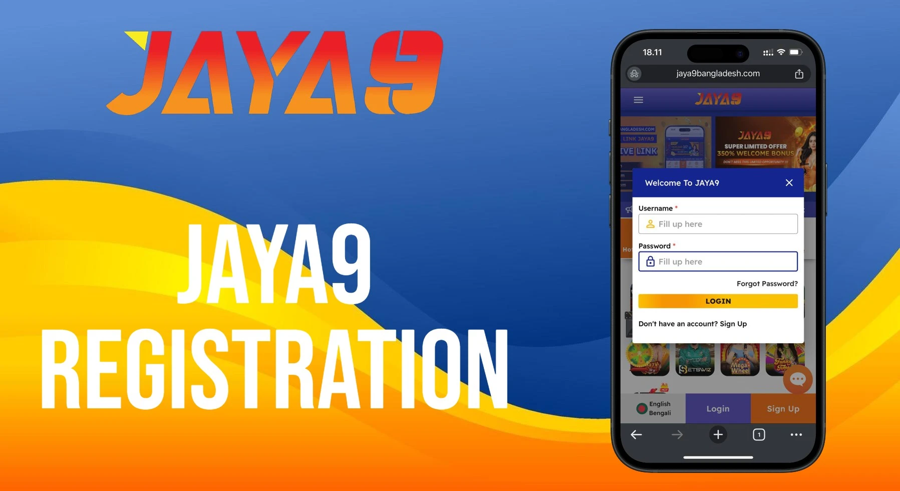 Register JAYA9