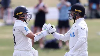 Conway 178 and Latham 137 Crush West Indies in Mount Maunganui